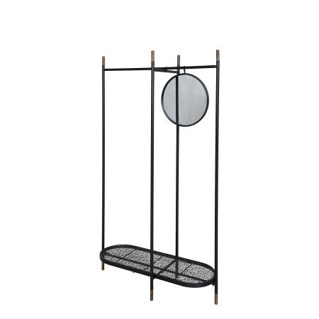 Vence Clothes Rack With Mirror