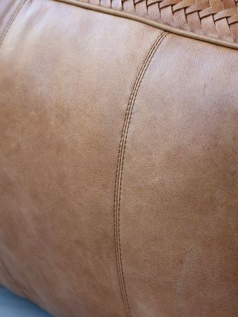 Lounge Pouffe in Leather