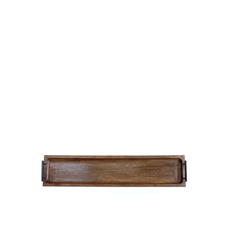 Tours Tray In Wood With Handles