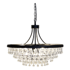 Versailles Chandelier With Dropshaped Glass Prisms