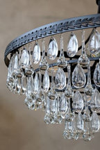 Versailles Chandelier With Dropshaped Glass Prisms