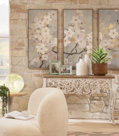 Painting 50x100 With Frame - Set 3 pcs.